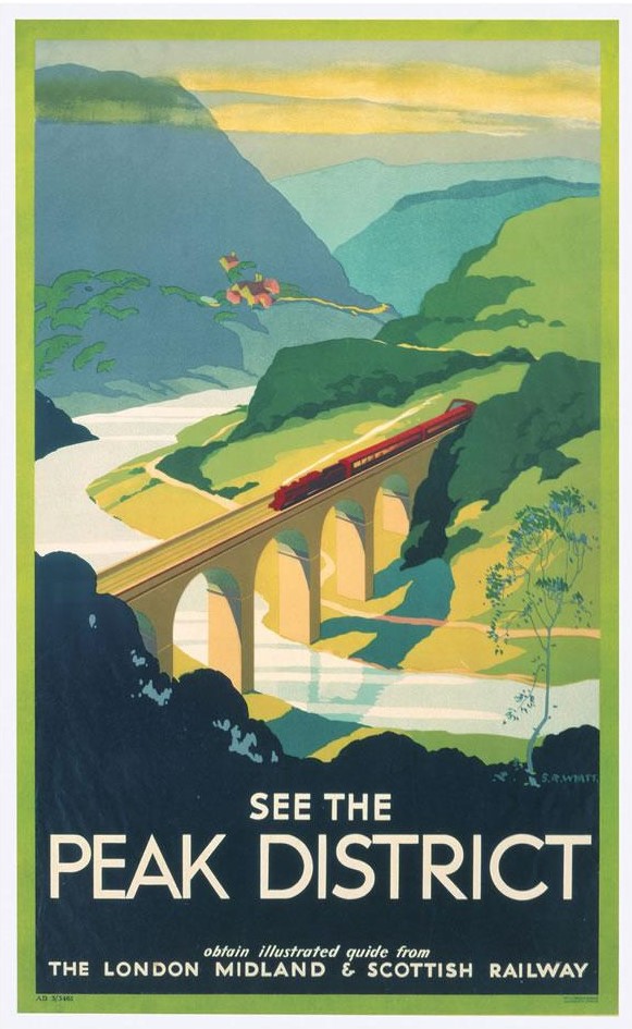 See the Peak District - Rail Prints